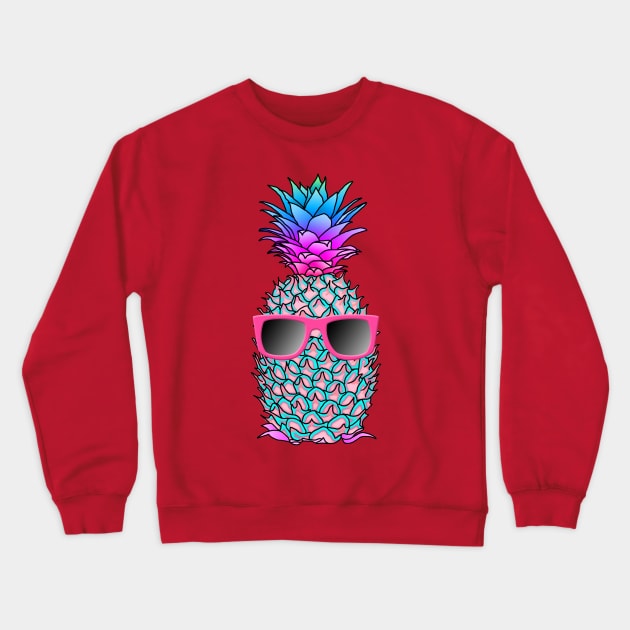 Cool Tropical Pineapple Crewneck Sweatshirt by macdonaldcreativestudios